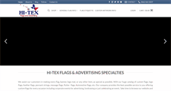 Desktop Screenshot of hitexflags.com