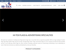 Tablet Screenshot of hitexflags.com
